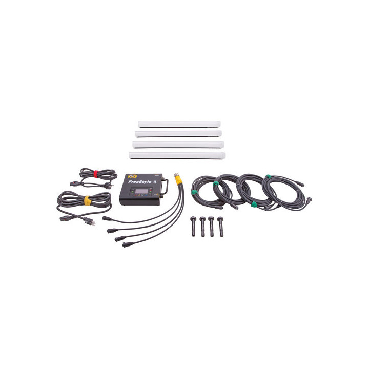 Kinoflo SYS-FTS2004 - FreeStyle 2ft LED DMX System (4-Tube), Univ
