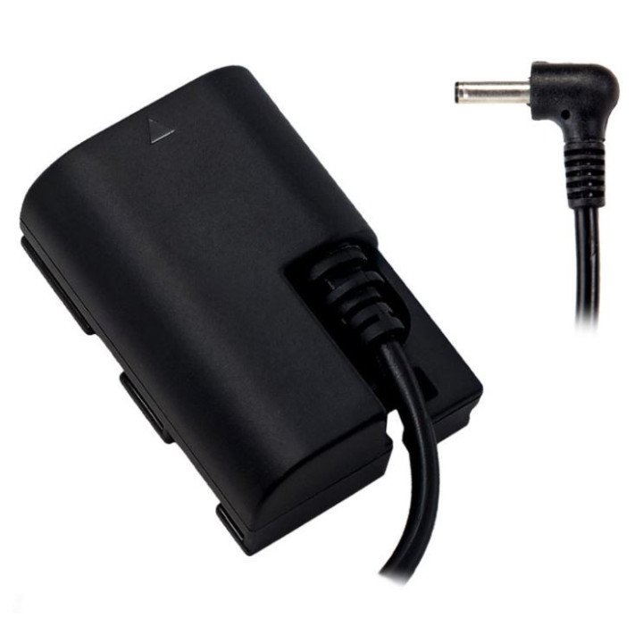 Tilta DB-LPE6-DCM13 - LP-E6 to 3.5/1.35mm DC Male Dummy Battery