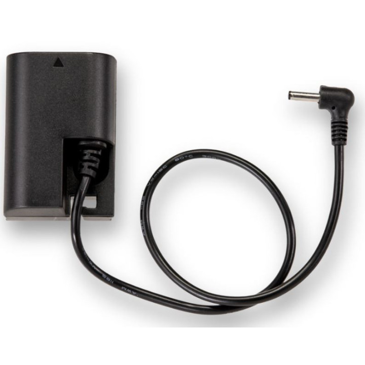 Tilta DB-LPE6-DCM13 - LP-E6 to 3.5/1.35mm DC Male Dummy Battery