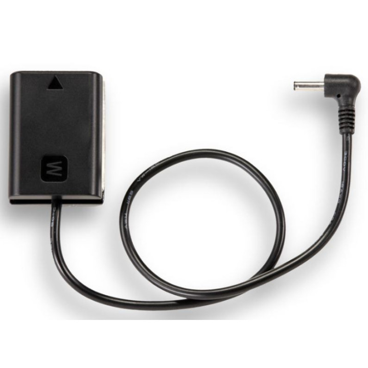 Tilta DB-SYFW-DCM13 - Sony NP-FW50 Dummy Battery to 3.5/1.35mm DC Male Cable