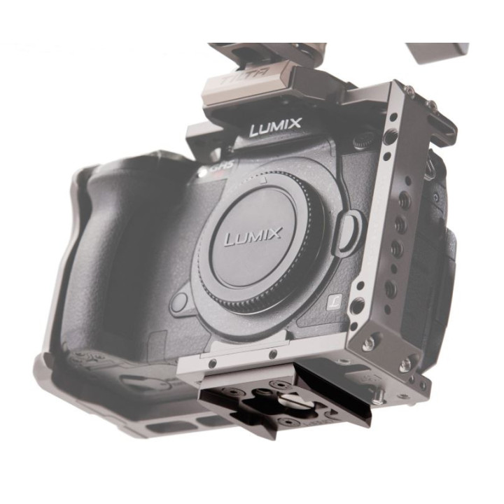 Tilta TA-QRBP1-G - Tiltaing Manfrotto quick release plate  - Tilta Gray