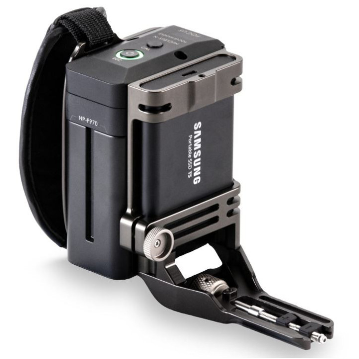 Tilta TA-SFH1-97-G - Side Focus Handle Type I (F970 Battery) - Tilta Gray