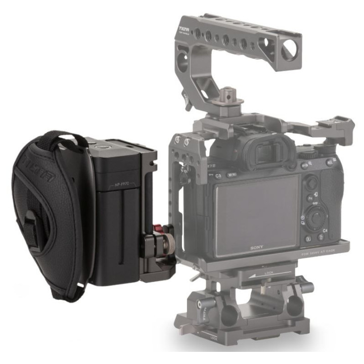 Tilta TA-SFH3-97-G - Tiltaing Side Focus Handle Type III (F970 Battery) - Tilta Gray