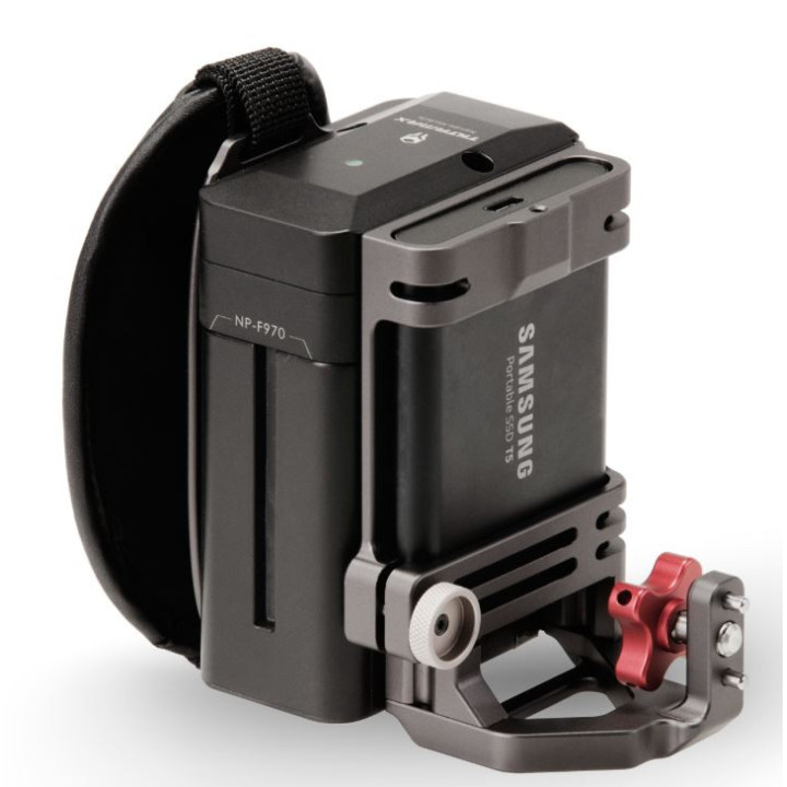 Tilta TA-SH3-97-G - Tiltaing Side Power Handle Type III (F970 Battery) - Tilta Gray