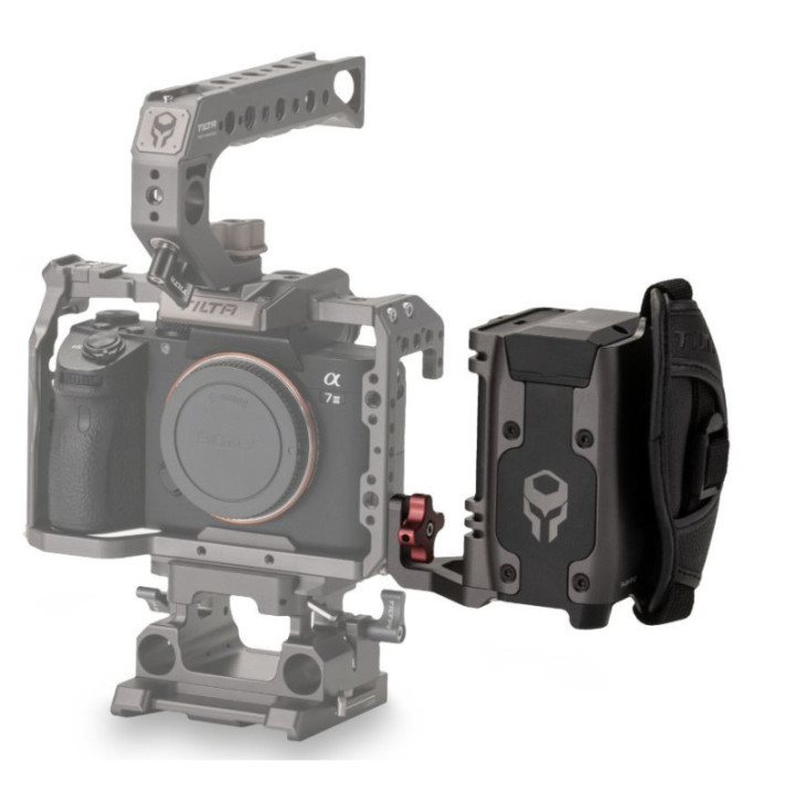 Tilta TA-SH3-97-G - Tiltaing Side Power Handle Type III (F970 Battery) - Tilta Gray