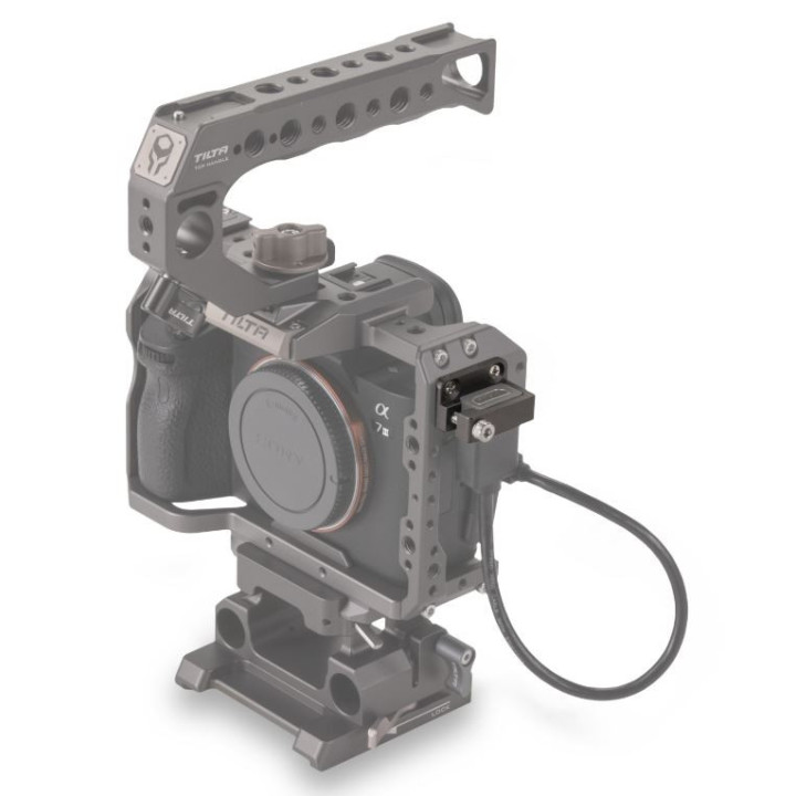 Tilta TA-T17-CC1-G - HDMI Clamp Attachment for Sony A7/A9 Series-Tilta grey
