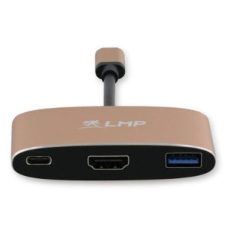 LMP C2USBHDC-AL-go - USB-C (m) to HDMI (4Kx2K) (f) & USB 3.0 (f) & USB-C multiport adapter