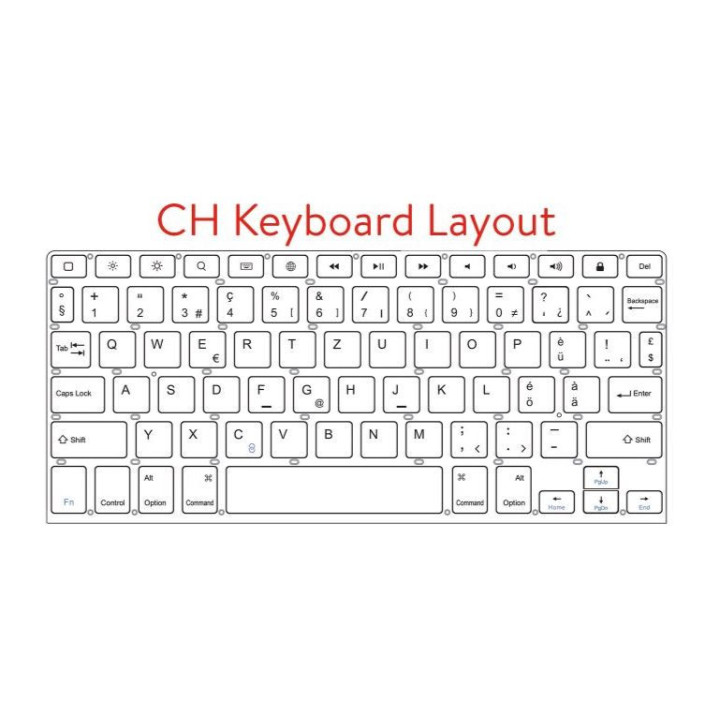 LMP P-Key102-CH - Keyboard ProtectCase for iPad 10.2 inches (2019)