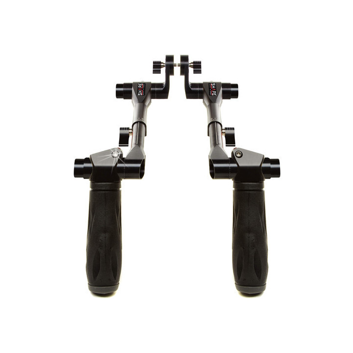 Shape CUFKIT - Telescopic SHAPE Black Handle Arri Rosette Cuffs Kit