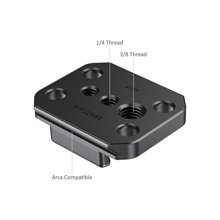 SmallRig APU2668 - Buckle Adapter With Arca Quick Release Plate for Gopro Cameras