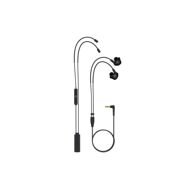 Mackie MP-220 BTA - Dual Dynamic Driver In-Ear Headphones with Bluetooth Adapter Cable