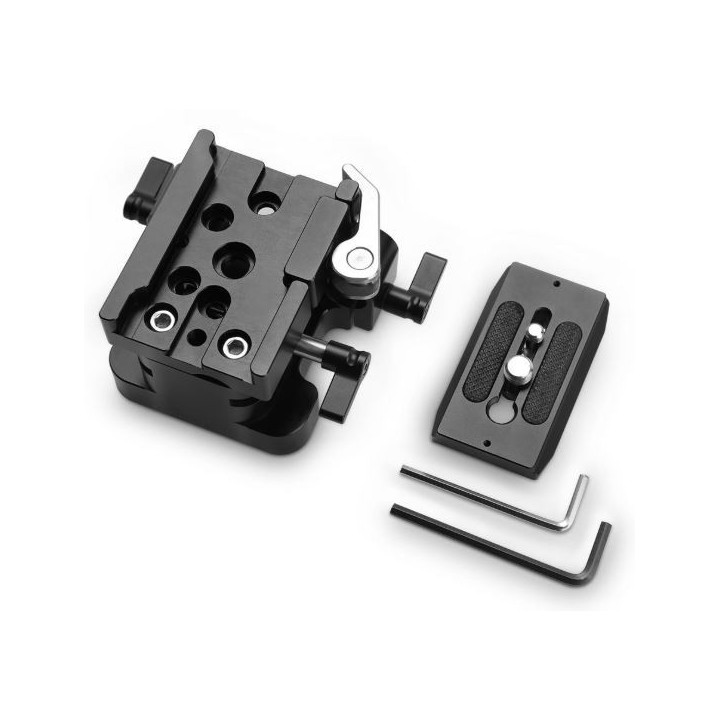 SmallRig 2092B - Universal 15mm LWS Baseplate with Integrated QR Plate