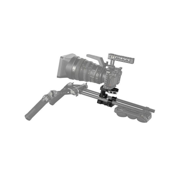 SmallRig 2092B - Universal 15mm LWS Baseplate with Integrated QR Plate