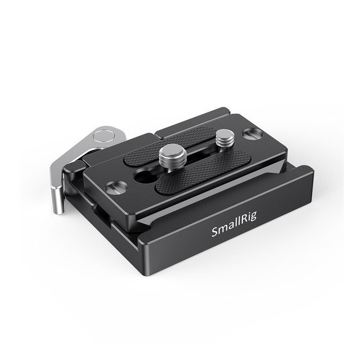 SmallRig 2144B - Morsetto e Piastra a Sgancio Rapido (Compatibile tipo Arca)