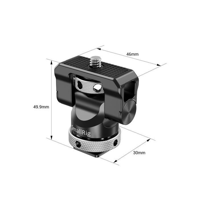 SmallRig BSE2346B - Swivel and Tilt Monitor Mount with Cold Shoe