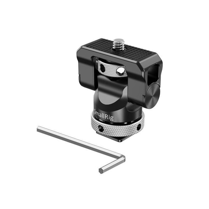 SmallRig BSE2346B - Swivel and Tilt Monitor Mount with Cold Shoe