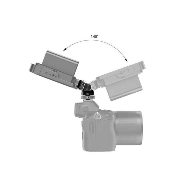 SmallRig BSE2346B - Swivel and Tilt Monitor Mount with Cold Shoe