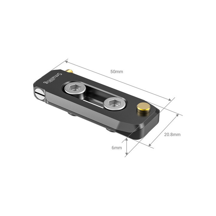 SmallRig BUN2468B - Low-profile NATO Rail 50mm