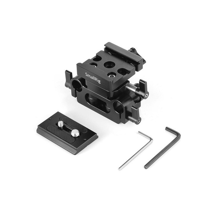 SmallRig DBC2272B - Universal 15mm Rail Support System Baseplate