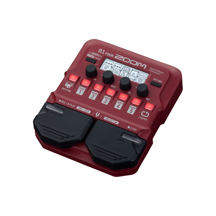 Zoom B1 FOUR - Bass Multi-Effects Processor w/out PSU AD16E