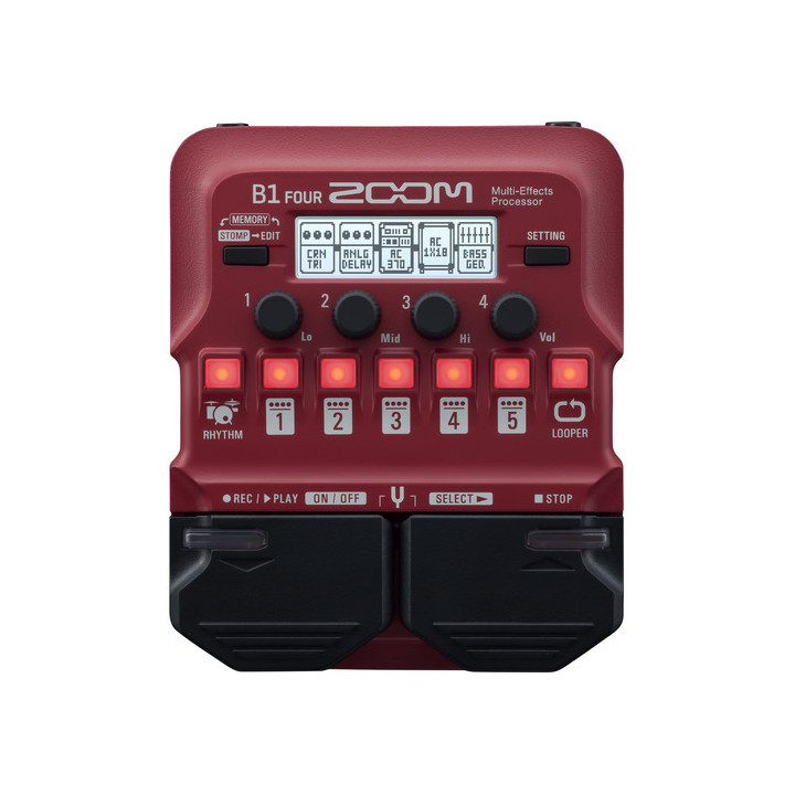 Zoom B1 FOUR - Bass Multi-Effects Processor w/out PSU AD16E