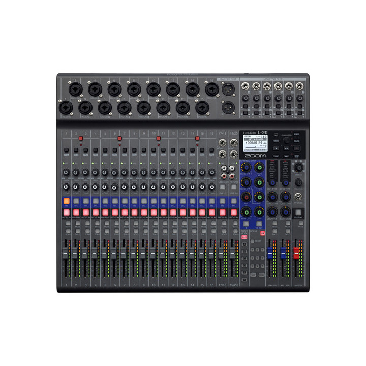 Zoom LiveTrak L-20 - 20-Channel Recorder/Mixer incl. AD-19E PSU