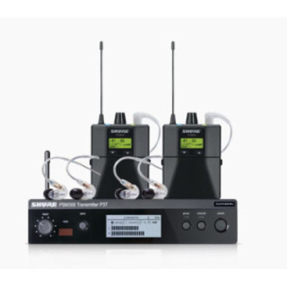 Shure P3TERA215TWP-K3E - PSM 300 Twin Pack Pro Stereo In-Ear Monitoring System, 606-630 MHz