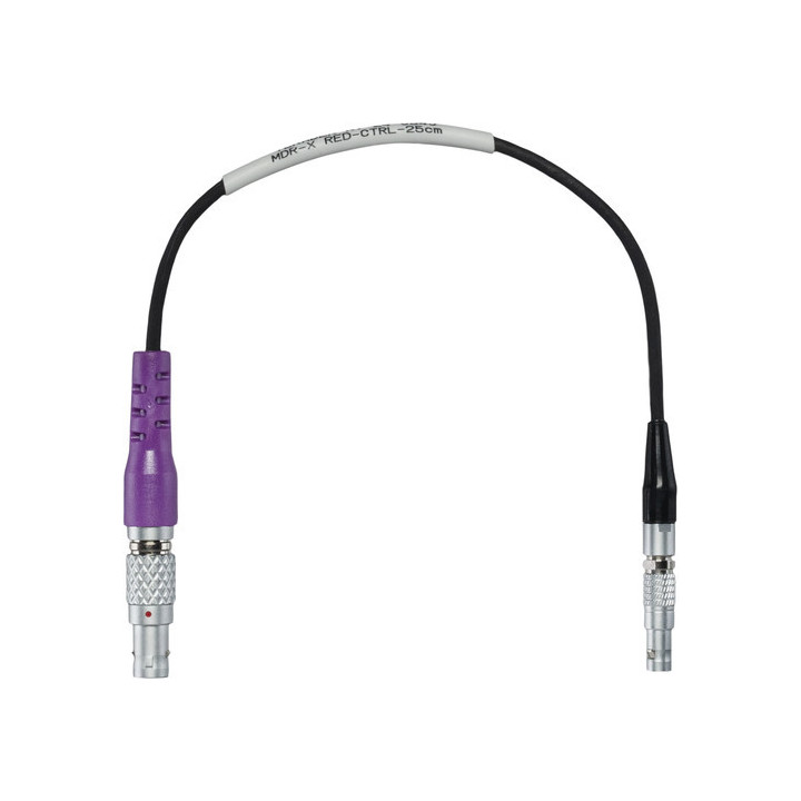 Teradek 11-1480 - RT MDR.X Camera Control Cable - RED (10in/25cm)