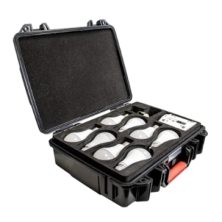 Astera FP5-E27-SET - FP5 8x NYX LED Bulbs Set with PowerStation