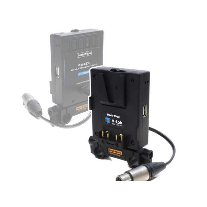 Hawkwoods VLM-C53B - V-Lok 15mm Canon C300 mk3, C500 mk2 adaptor