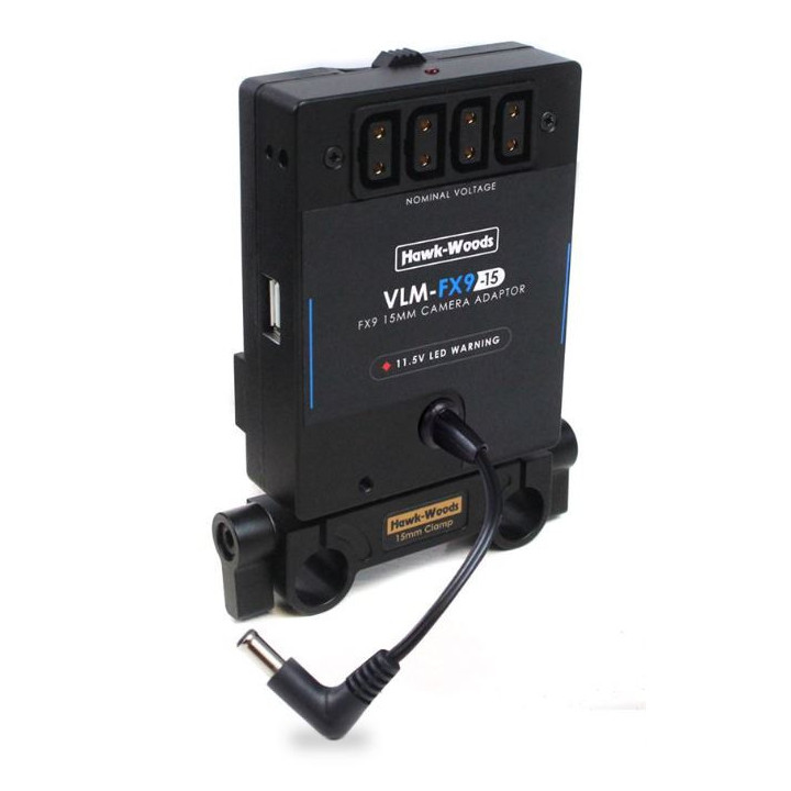 Hawkwoods VLM-FX9/15 -  V-Lok 15mm Sony FX6/FX9 adaptor