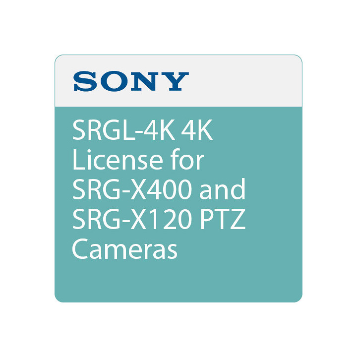 Sony SRGL-4K - 4K permanent License for SRG-X120 & SRG-X400