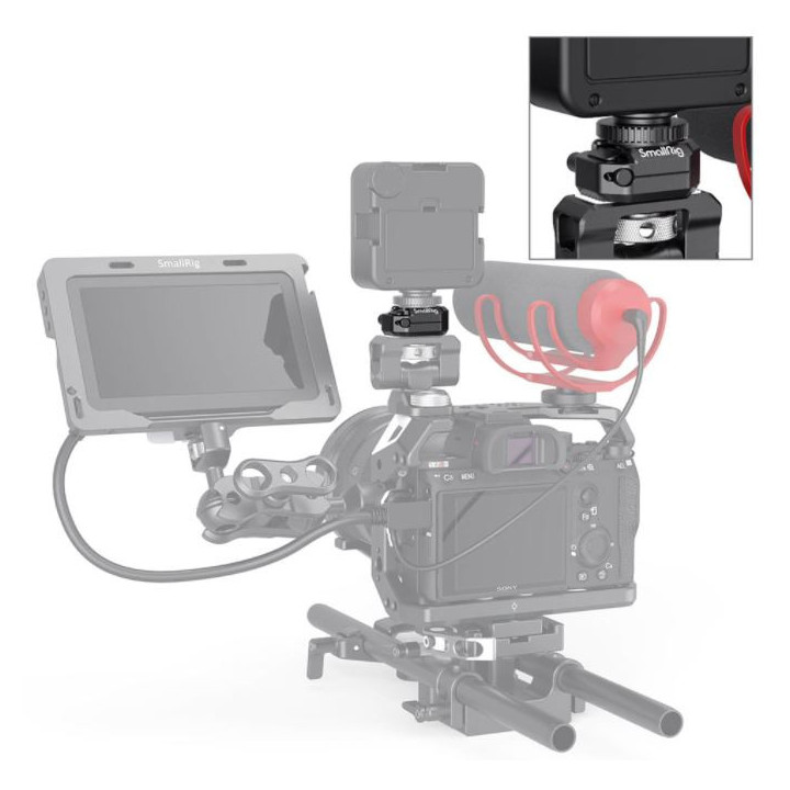 SmallRig 2797 - Multi-Functional Cold Shoe Mount with Safety Release
