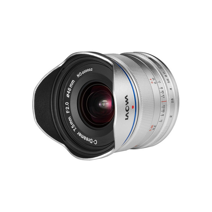 Laowa VE7520MFTSTSIL - 7.5mm f/2 MFT (Standard Silver)