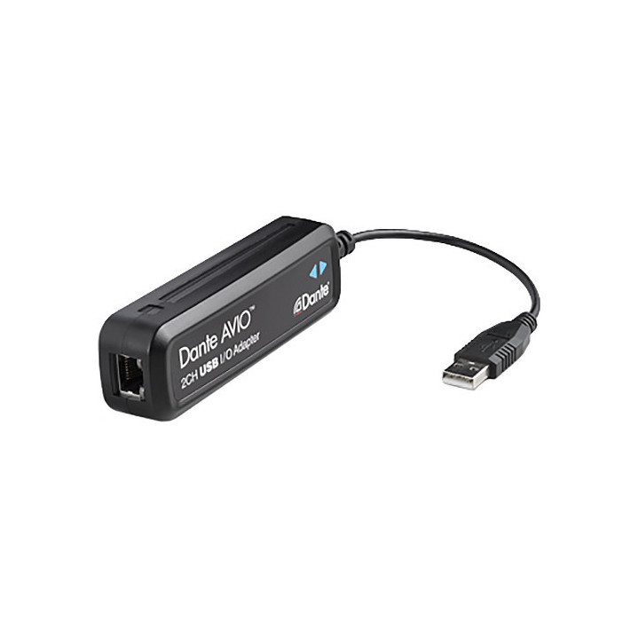 Audinate ADP-USB-AU-2X2 - Dante AVIO 2x2 USB I/O Adapter for Dante Audio Network