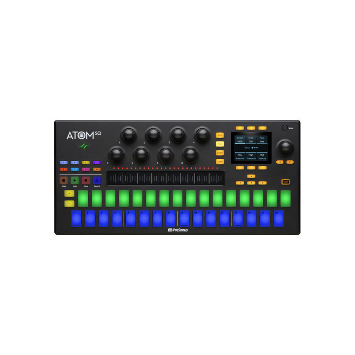 PreSonus ATOM SQ - Hybrid MIDI Keyboard/Pad Performance and Production Controller