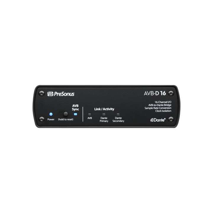 PreSonus AVB-D 16 - Network Bridge 16x16 Two-Way AVB-to-Dante