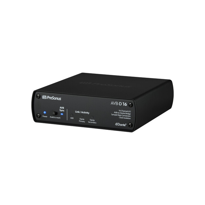PreSonus AVB-D 16 - Network Bridge 16x16 Two-Way AVB-to-Dante