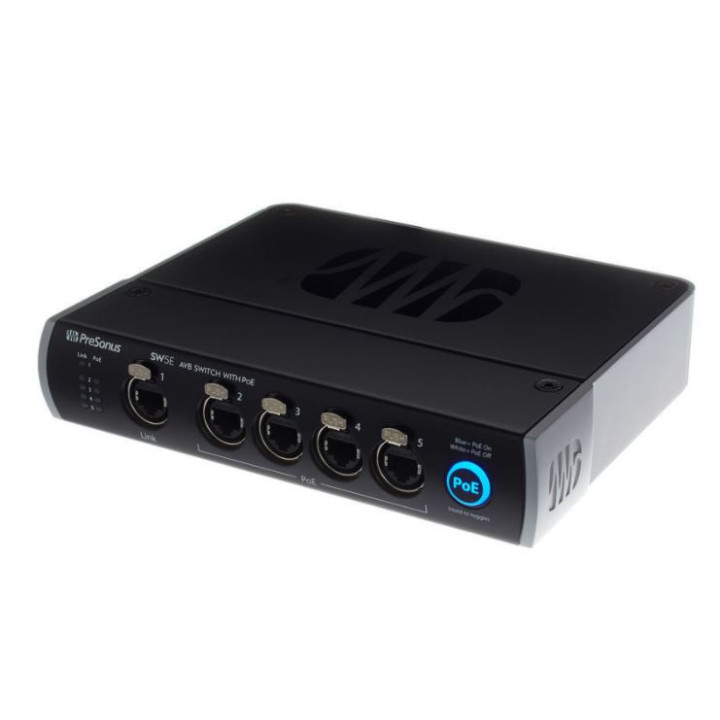 PreSonus SW5E - 5-Port AVB Switch with PoE