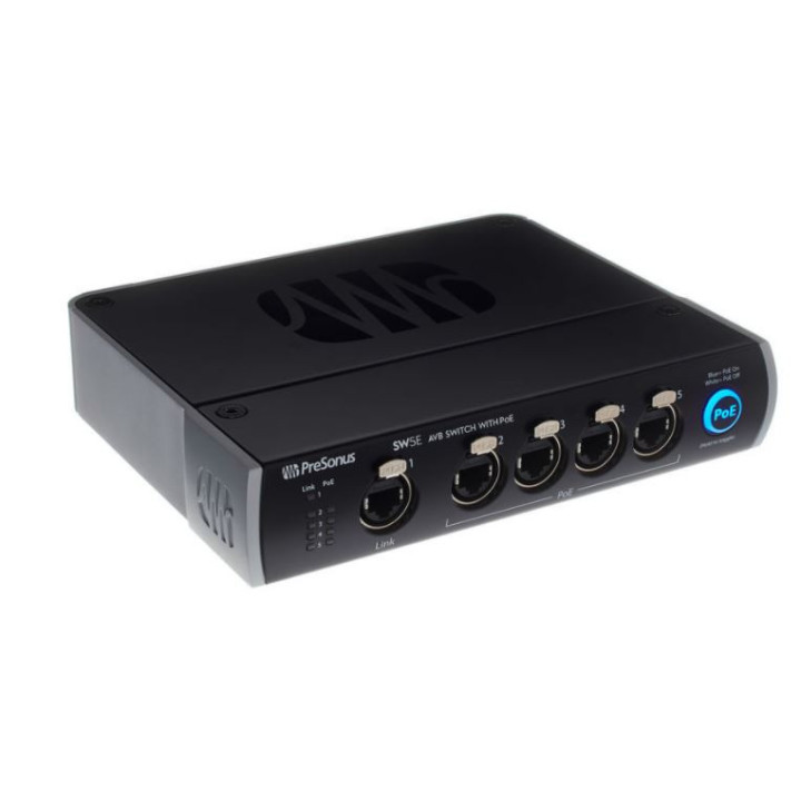 PreSonus SW5E - 5-Port AVB Switch with PoE