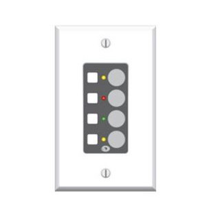 Symetrix 80-0079-A - ARC-SW4e White Modular Remote Control