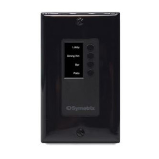 Symetrix 80-0172-A - W2 Black IP/PoE Remote Control