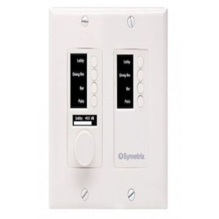 Symetrix 80-0177-A - W4-W White IP/PoE Remote Control