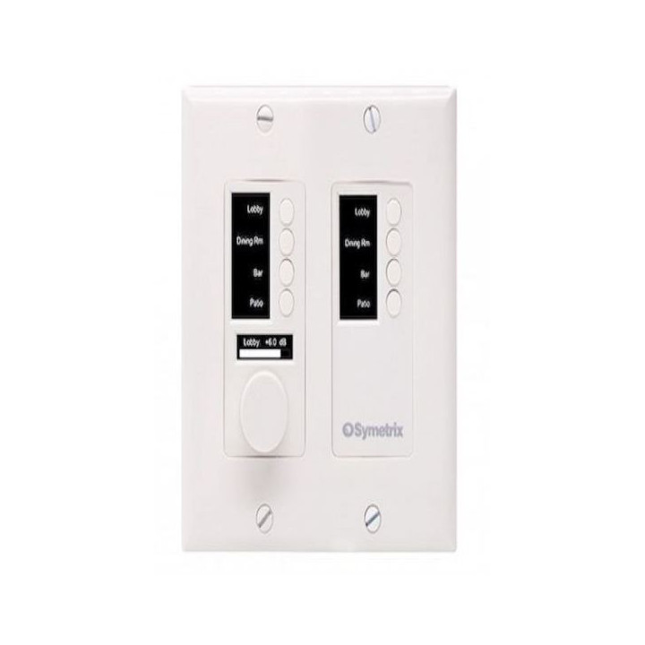 Symetrix 80-0177-A - W4-W White IP/PoE Remote Control