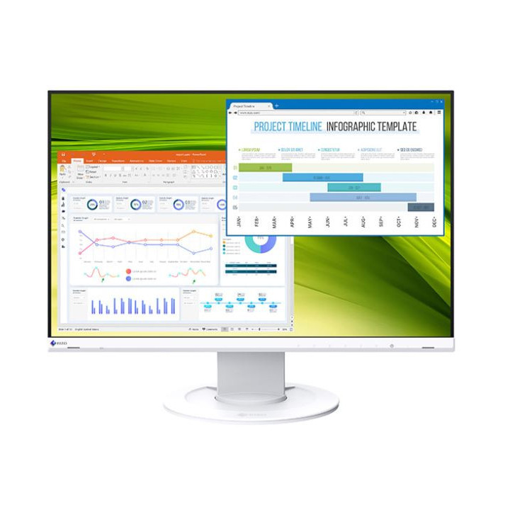 Eizo EV2360 WT - EV2360-Swiss Edition blanc - 22.5" High-End IPS-LED Panel (16:10 Format), White