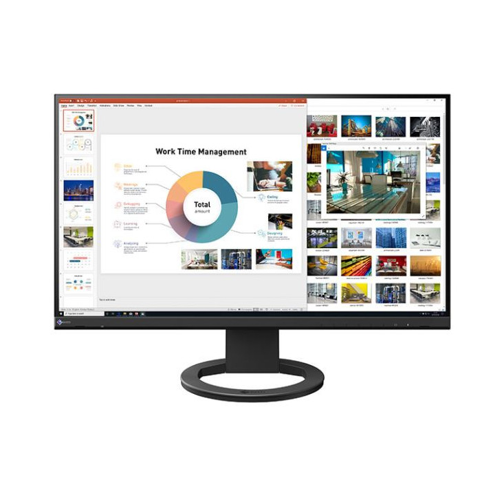 Eizo EV2760 BK - EV2760-Swiss Edition noir - 27" Dalle IPS-LED top of the line (16:9 Format), Black