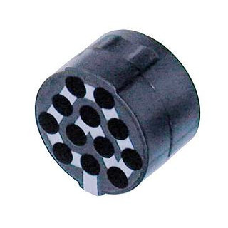 Contrik MMI - Male insert for up to 12 contacts