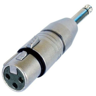 Contrik NA2FP - 3 pole XLR female - Mono 1/4 inches plug
