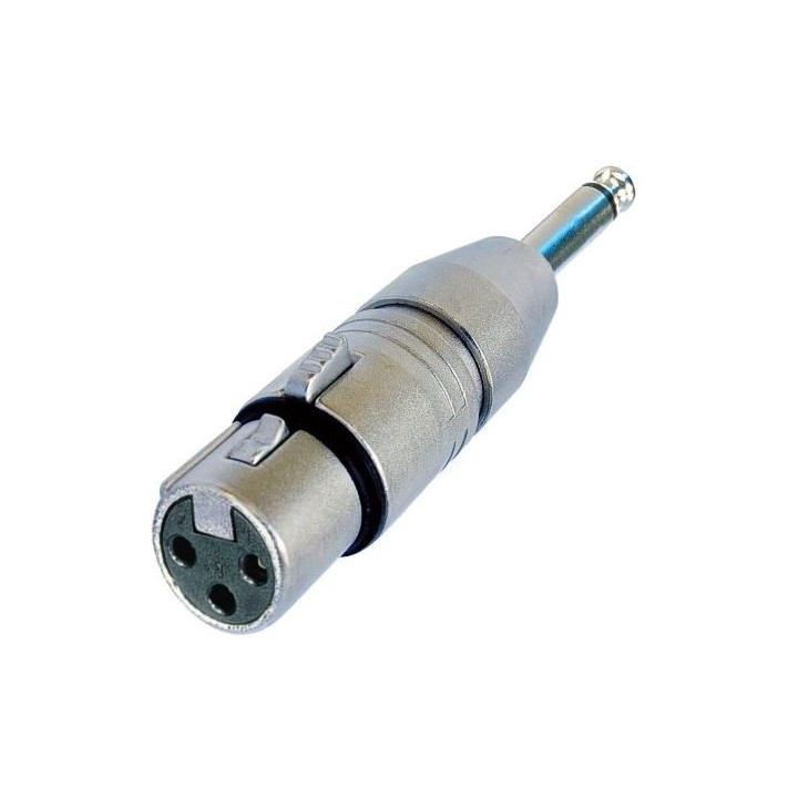 Contrik NA2FP - 3 pole XLR female - Mono 1/4 inches plug
