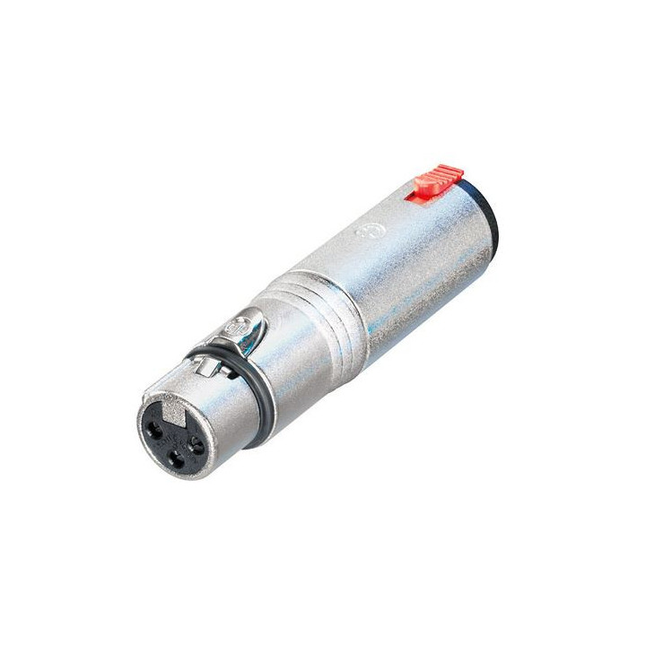 Contrik NA3FJ - 3 pole XLR female - Stereo 1/4 inch locking jack